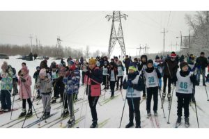 Районные соревнования по лыжным гонкам "Юность России"