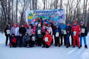 соревнования Открытого первенства м.р. Сергиевский по лыжным гонкам